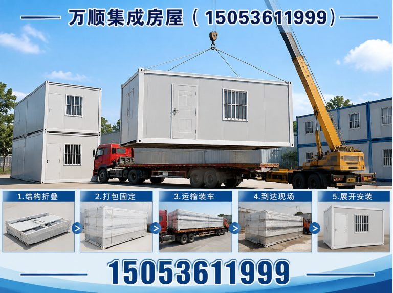 潍坊滨海经济技术开发区活动板房展示图
